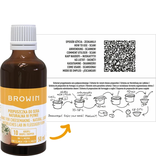 Prírodné syridlo na syr v tekutine 50 ml - 2