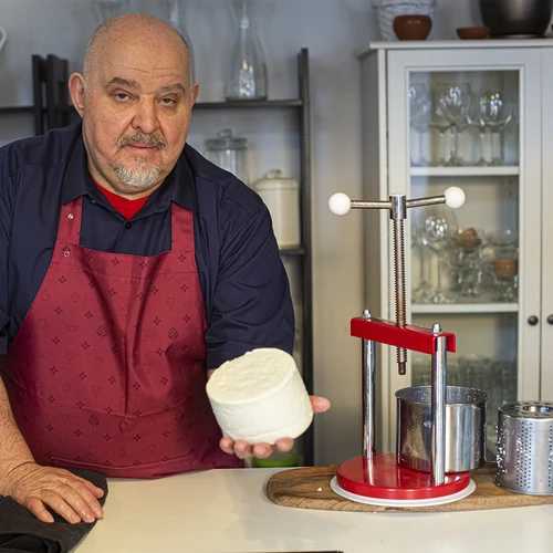 Rámový lis na ovocie - nerezová oceľ, 1,2 l - 2