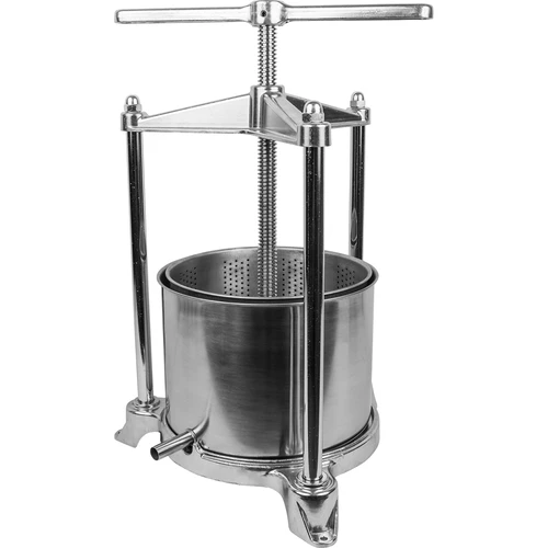 Rámový lis na ovocie - nerezová oceľ, 5 l  - 1 ['rámový lis na ovocie', ' rámový lis odšťavovač na ovocie nerezová oceľ', ' lis na ovocie', ' lis na odšťavovanie ovocia', ' lis na odšťavovanie ovocia krížovka', ' lis na ovocie obi', ' lis na ovocie olx', ' lis na syr', ' syrársky lis']