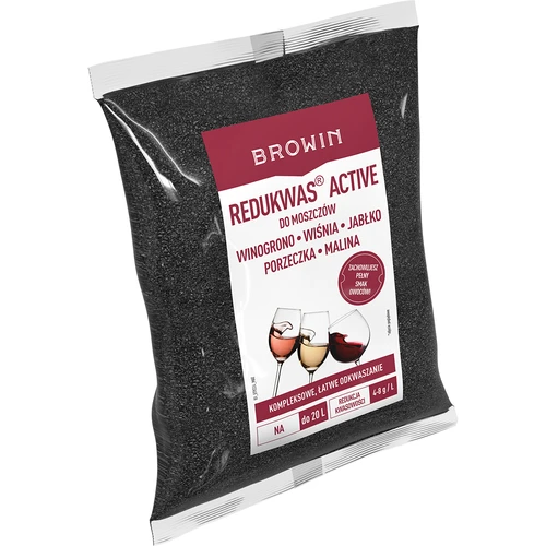 Redukwas® Active na mušt - regulátor kyslosti, 460 g - 3 ['redukcia kyslosti', ' uhličitan vápenatý', ' odkysľovanie muštu', ' zníženie kyslosti muštu', ' na víno', ' domáce víno', ' zníženie kyslosti', ' redukcia kyslosti', ' vína z kyslého ovocia', ' víno z hrozna', ' víno z ríbezlí', ' víno z malín', ' víno z čerešní', ' víno z jabĺk', ' ako urobiť chutné ovocné víno', ' ako urobiť dobré hroznové víno', ' zníženie kyseliny v mušte', ' prostriedky na víno', ' kyslosť v enológii', ' vyvážená kyslosť', ' minerálne odkysľovanie']