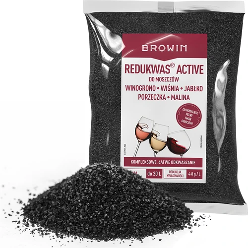 Redukwas® Active na mušt - regulátor kyslosti, 460 g - 5 ['redukcia kyslosti', ' uhličitan vápenatý', ' odkysľovanie muštu', ' zníženie kyslosti muštu', ' na víno', ' domáce víno', ' zníženie kyslosti', ' redukcia kyslosti', ' vína z kyslého ovocia', ' víno z hrozna', ' víno z ríbezlí', ' víno z malín', ' víno z čerešní', ' víno z jabĺk', ' ako urobiť chutné ovocné víno', ' ako urobiť dobré hroznové víno', ' zníženie kyseliny v mušte', ' prostriedky na víno', ' kyslosť v enológii', ' vyvážená kyslosť', ' minerálne odkysľovanie']