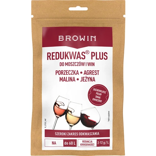 Redukwas® Plus - regulátor kyslosti, 100 g  - 1 ['redukcia kyslosti', ' uhličitan vápenatý', ' odkysľovanie muštu a vína zníženie kyslosti muštu a vína', ' do vína', ' domáce víno', ' zníženie kyslosti', ' redukcia kyslosti', ' vína z kyslého ovocia', ' víno z ríbezlí', ' víno z egrešov', ' víno z malín', ' víno z černíc', ' ako urobiť chutné ovocné víno', ' zníženie kyseliny vo víne', ' prostriedky na víno', ' kyslosť v enológii', ' vyvážená kyslosť', ' minerálne odkysľovanie', ' Redukwas', ' redukwas', ' Redukwas Plus', ' redukwas plus']