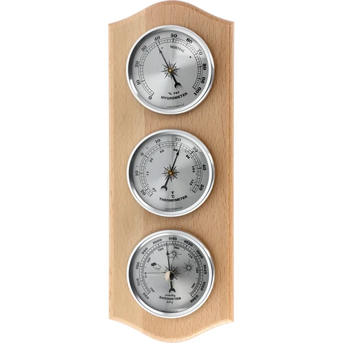Retro meteorologická stanica - prírodné drevo so striebornými ciferníkmi  - 1 ['retro meteorologická stanica', ' meranie teploty', ' tlaku', ' vlhkosti', ' komfort v domácnosti', ' štýlová meteorologická stanica', ' tri v jednom – multifunkčná meteorologická stanica', ' elegantná meteorologická stanica', ' akú meteorologickú stanicu vybrať', ' tradičná meteorologická stanica', ' meteorologická stanica v drevenom puzdre', ' meteorologická stanica prírodné drevo', ' teplomer na darček', ' tlakomer', ' merač úrovne vlhkosti vzduchu', ' vlhkomer', ' presný teplomer', ' vlhkomer s teplomerom', ' meteorologická stanica na stenu', ' čím merať teplotu v miestnostiach', ' retro teplomer', ' drevená meteorologická stanica', ' meteorologická stanica so striebornými ciferníkmi']