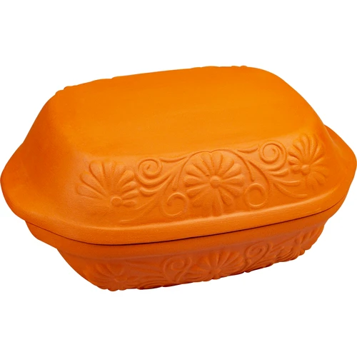 Rímsky hrniec 4 L - 2 ['darček', ' na pečenie mäsa', ' na pečenie chleba', ' hlinený hrniec', ' pečenie bez pripálenia', ' varenie bez tuku', ' zdravé varenie']