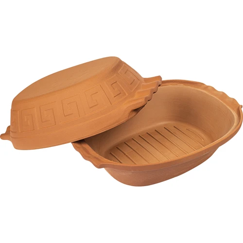Rímsky hrniec 4L - 2 ['rímsky hrniec', ' pečenie bez tuku', ' varenie v pare', ' na mäso', ' na chlieb', ' na ryby', ' pre vegetariánov', ' jedlá z jedného hrnca', ' jedlá pre deti', ' diétne jedlá', ' na pečenie chleba', ' hlinený hrniec', ' hlinený hrniec', ' nápad na darček']