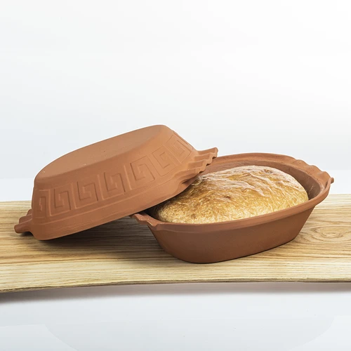 Rímsky hrniec 4L - 5 ['rímsky hrniec', ' pečenie bez tuku', ' varenie v pare', ' na mäso', ' na chlieb', ' na ryby', ' pre vegetariánov', ' jedlá z jedného hrnca', ' jedlá pre deti', ' diétne jedlá', ' na pečenie chleba', ' hlinený hrniec', ' hlinený hrniec', ' nápad na darček']