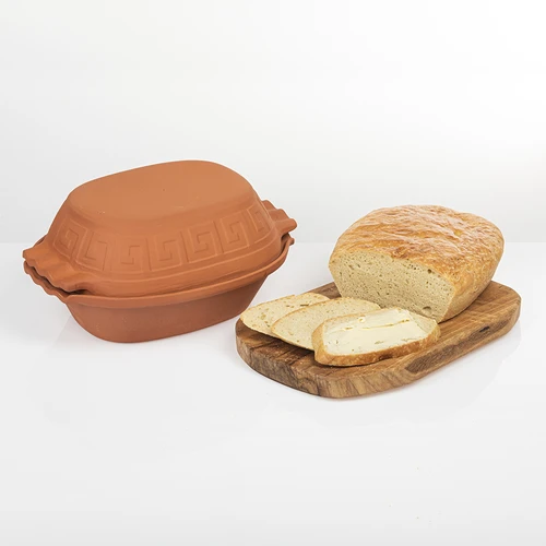 Rímsky hrniec 4L - 6 ['rímsky hrniec', ' pečenie bez tuku', ' varenie v pare', ' na mäso', ' na chlieb', ' na ryby', ' pre vegetariánov', ' jedlá z jedného hrnca', ' jedlá pre deti', ' diétne jedlá', ' na pečenie chleba', ' hlinený hrniec', ' hlinený hrniec', ' nápad na darček']