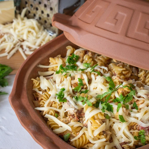 Rímsky hrniec 4L - 10 ['rímsky hrniec', ' pečenie bez tuku', ' varenie v pare', ' na mäso', ' na chlieb', ' na ryby', ' pre vegetariánov', ' jedlá z jedného hrnca', ' jedlá pre deti', ' diétne jedlá', ' na pečenie chleba', ' hlinený hrniec', ' hlinený hrniec', ' nápad na darček']