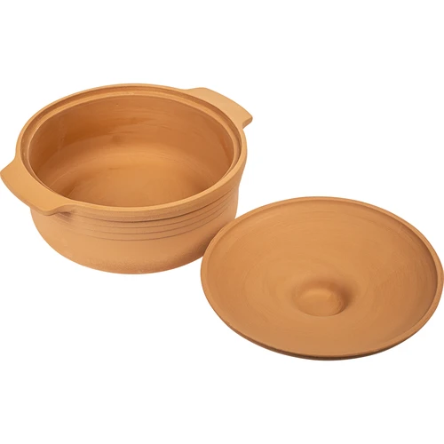 Rímsky hrniec okrúhly 4L - 4 ['rímsky hrniec', ' pečenie bez tuku', ' varenie v pare', ' na mäso', ' na chlieb', ' na ryby', ' pre vegetariánov', ' jedlá z jedného hrnca', ' jedlá pre deti', ' diétne jedlá', ' na pečenie chleba', ' hlinený hrniec', ' hlinený hrniec', ' nápad na darček', ' na paštétu', ' na zapekanku', ' rímsky hrniec s pokrievkou']