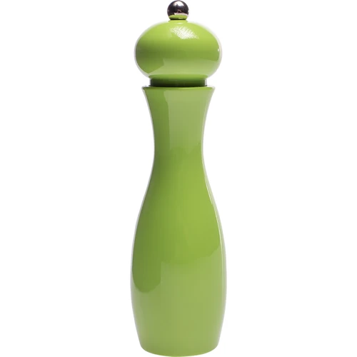 Ručný mlynček na korenie a soľ, 18 cm, zelený  - 1 ['ručný mlynček na mletie', ' mlynček na korenie', ' mleté korenie', ' mletá soľ', ' korenie v zrnách', ' mlynček keramické mlecí kamene']