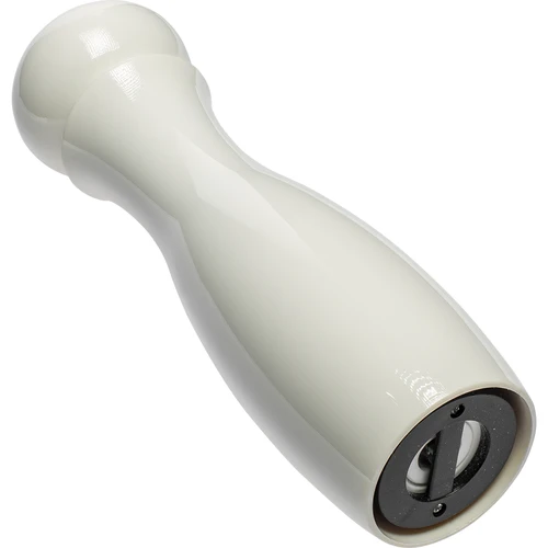 Ručný mlynček na korenie a soľ, 21 cm, biely - 2 ['ručný mlynček na mletie', ' mlynček na korenie', ' mletý korenie', ' mletá soľ', ' korenie v zrnách', ' keramické mlecí kamene']
