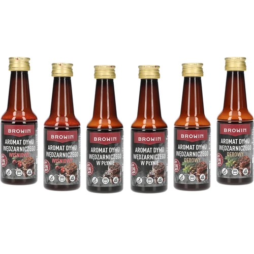 Sada aróm tekutého údeného dymu, 6 ks po 40 ml