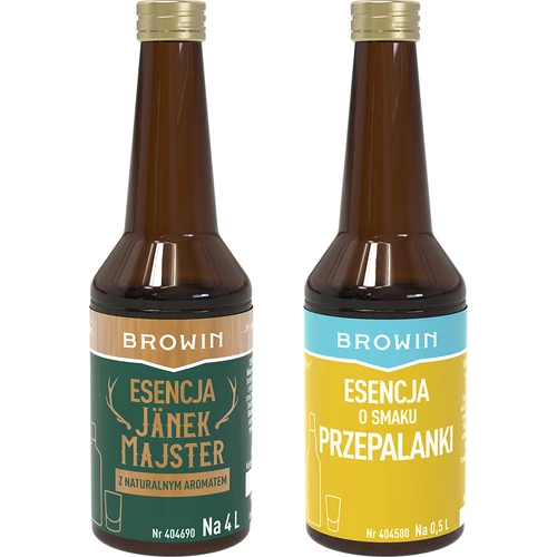 Sada esencií Jänek Majster 40 ml + Przepalanka 40 ml  - 1 ['esencia do alkoholu', ' esencie do pálenky', ' príchuť do vodky', ' Jägermeister', ' likér', ' esencia chuti', ' aróma do alkoholov', '']