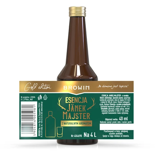 Sada esencií Jänek Majster 40 ml + Przepalanka 40 ml - 6 ['esencia do alkoholu', ' esencie do pálenky', ' príchuť do vodky', ' Jägermeister', ' likér', ' esencia chuti', ' aróma do alkoholov', '']