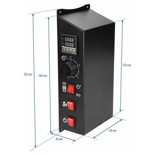 Sada modulov s digitálnym termostatom - dragON 2,7 kW, pre záhradné údiarne - 10