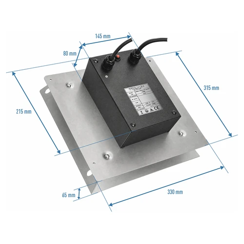 Sada modulov s Wi‑Fi regulátorom dragON IQ 2,7 kW pre záhradné údiarne - 6