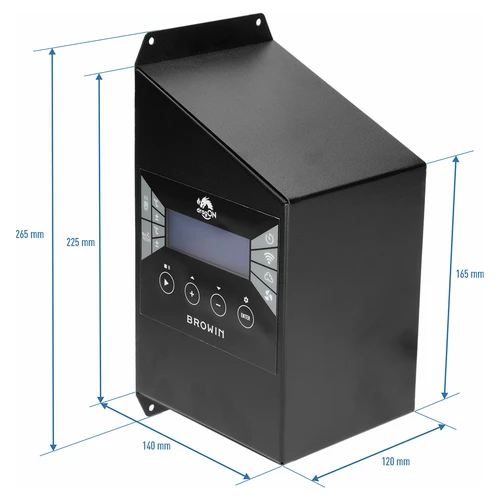 Sada modulov s Wi‑Fi regulátorom dragON IQ 2,7 kW pre záhradné údiarne - 4