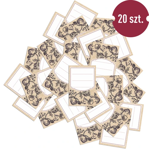 Samolepiace etikety 60 x 90 mm na fľaše, poháre ovocný náčrt - 20 ks. - 3 ['samolepiace etikety', ' etikety na fľaše', ' etiketa na fľašu', ' etiketa na alkohol', ' etiketa na vodku', ' etiketa na likér', ' etiketa na likér', ' etikety na pálenku', ' retro etikety', ' nálepky na fľaše', ' etikety na poháre', ' etikety na šťavy']