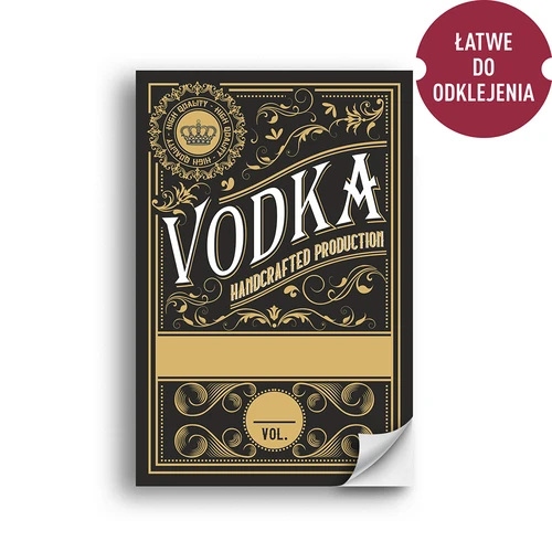 Samolepiace etikety 60x90 mm na fľaše, vodku, 3 vzory 20 ks. - 6 ['etikety', ' etikety na alkohol', ' etikety na vodku', ' etikety na fľaše', ' samolepiace etikety', ' etikety na alkohol', ' nálepky na fľaše', '']