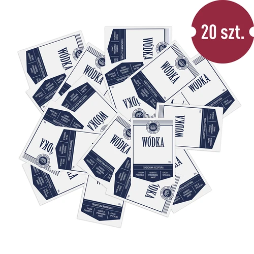 Samolepiace etikety 60x90 mm na fľaše, vodku, biele, 20 ks. - 3 ['etikety na alkohol biele', ' klasické etikety', ' etikety na alkohol ručne vyrobené', ' samolepiaca etiketa', ' lepiaca etiketa', ' papierová etiketa', ' etiketa na fľaše', ' etiketa na sklo']