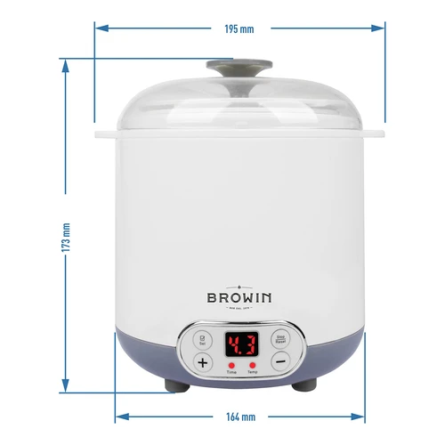 Sero-jogurtovač s termostatom 1,5 L - 10 ['domáci jogurt', ' na jogurt', ' na syr', ' vegánsky jogurt', ' grécky jogurt', ' raňajkový syr', ' zariadenie na jogurt', ' ako urobiť jogurt']