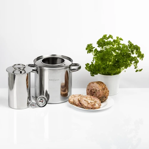 Set s vodným plášťom – šunkovar 1,5 kg + hrniec - 19