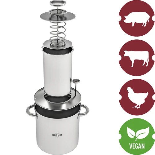 Set s vodným plášťom – šunkovar 1,5 kg + hrniec - 8