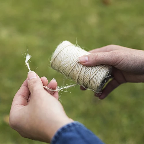 Sisalový špagát 1,8 mm/115 m/250 g - 6 ['špagát zo sisalu', ' sisalový špagát', ' špagát na paradajky', ' špagát na uhorky', ' prírodný špagát', ' ekošpagát', ' špagát na makramé', ' špagát na viazanie', ' špagát na ručné práce']
