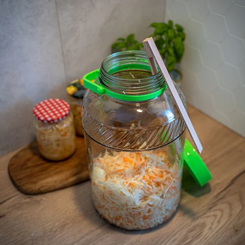 Sklenený pohár 8 L, s kliešťami - 8 ['sklenené poháre', ' sklenený pohár', ' pohár na uhorky', ' poháre na uhorky', ' pohár na likéry', ' nádoby na likéry', ' poháre s viečkom', ' veľké poháre s viečkom', ' pohár na likéry', ' pohár na alkohol', ' pohár na kvasenie', ' poháre 8 L', ' pohár s držadlom', ' ozdobný pohár', ' dekoratívny pohár', ' pohár s tesnením']