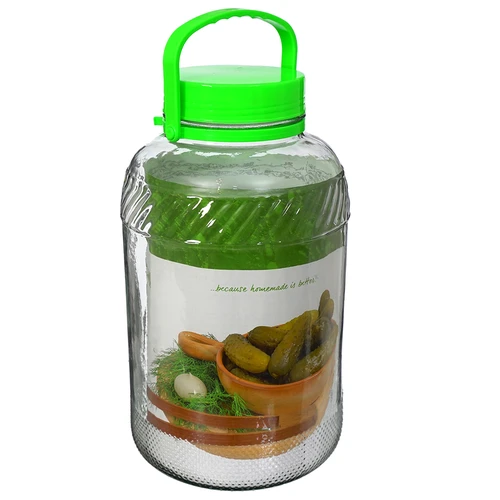Sklenený pohár 8 L, s kliešťami - 3 ['sklenené poháre', ' sklenený pohár', ' pohár na uhorky', ' poháre na uhorky', ' pohár na likéry', ' nádoby na likéry', ' poháre s viečkom', ' veľké poháre s viečkom', ' pohár na likéry', ' pohár na alkohol', ' pohár na kvasenie', ' poháre 8 L', ' pohár s držadlom', ' ozdobný pohár', ' dekoratívny pohár', ' pohár s tesnením']
