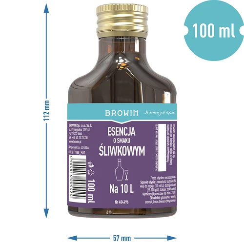 Slivková chuťová esencia 100 ml - 6