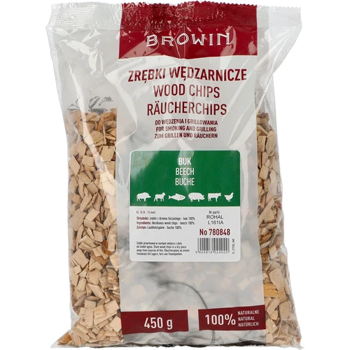 Štiepky na údenie/grilovanie, buk, 450 g, frakcia 10