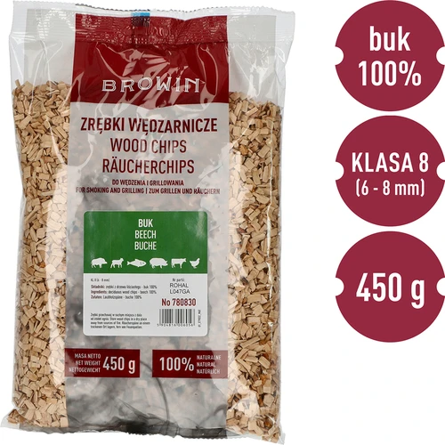 Štiepky na údenie/grilovanie, buk, 450 g, trieda 8 - 3