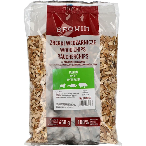 Štiepky na údenie/grilovanie, jabloň, 450 g, tr. 8