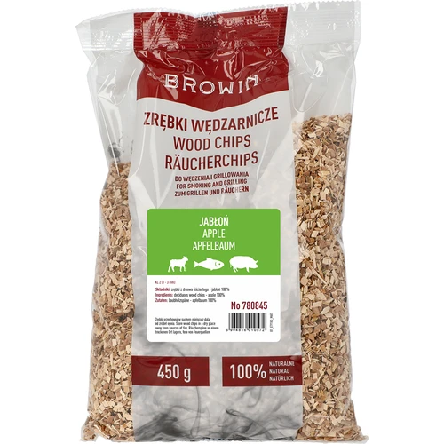 Štiepky na údenie/grilovanie, JABLOŇ – 450 g, trieda 2