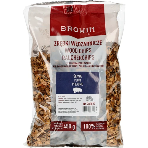 Štiepky na údenie/grilovanie, slivka, 450 g, trieda 8