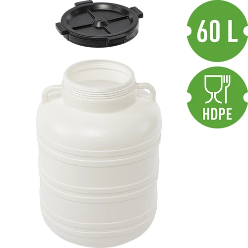 Sud Kiszonka 60 L - biely, s úchytmi - 3