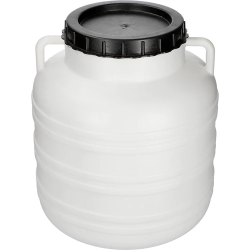 Sud Kvasenina 30L - biely, rukoväte  - 1 ['sud na kapustu', ' sud na kvasenie', ' sud na kvaseniny', ' kvasenina', ' kapusta', ' uhorky', ' sud s vekom']