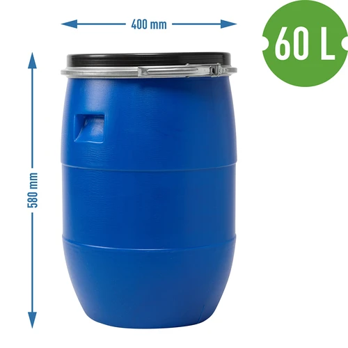 Sud na kapustu 60 L, s prítlačnou obručou, modrý, Sterk - 9 ['sudy na kvasenie', ' sudy na kvaseniny', ' sud na uhorky', ' sud na kapustu', ' sud na kvasenie uhoriek', ' sud na kvasenie kapusty', ' uzatvárateľný sud', ' sud na potraviny', ' plastový sud', ' sud z plastu', ' dobrý sud', ' priestranný sud', ' modrý sud', ' tesný sud', ' sud s obručou', ' sud s prítlačnou obručou', ' sud s pokrievkou', ' sud na dažďovú vodu', ' sud na dažďovú vodu', ' sud 60 litrov']