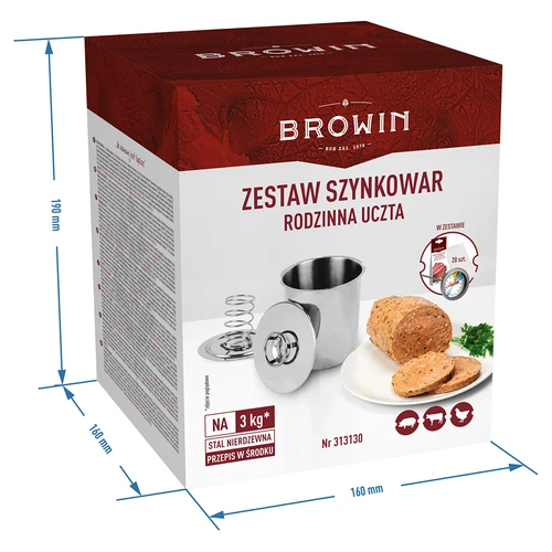 Šunkovar Sada - Rodinná hostina, 3 kg - 12 ['recepty so šunkovarom', ' zo šunkovaru', ' zo šunkovara', ' jedlá zo šunkovaru', ' ako funguje šunkovar', ' šunka zo šunkovaru', ' údenina zo šunkovaru', ' šunkovar pre vegetariánov', ' zo šunkovaru pre deti', ' zdravé mäso', ' zdravé údeniny', ' bez konzervantov', ' darček', ' šunkovar 3 kg', ' 1', '5 kg', ' príslušenstvo k šunkovaru']