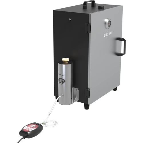 Súprava elektrická údiaca pec s generátorom dymu - 2 ['údenie za studena', ' údiaca pec s dymboxom', ' údiaca pec s generátorom', ' na údenie', ' akú údiacu pec vybrať', ' údiaca pec s dymogenerátorom', ' elektrický dymogenerátor']