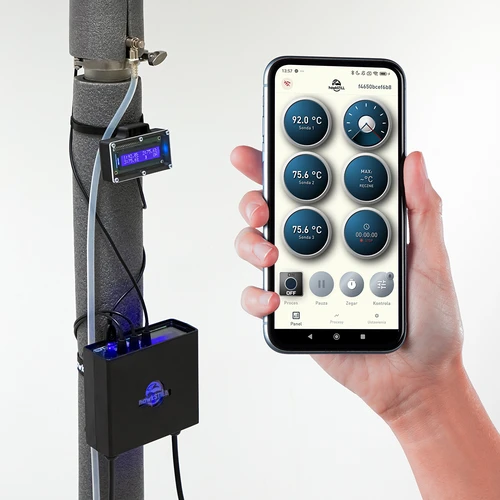 Súprava hawkSTILL Wi-Fi IQ – destilačný teplomer s Wi-Fi a displejom - 5