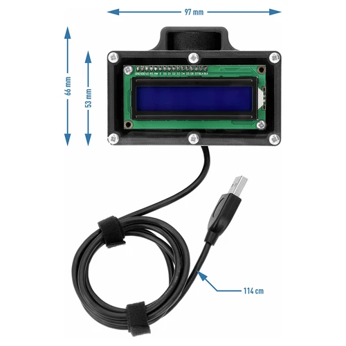 Súprava hawkSTILL Wi-Fi IQ – destilačný teplomer s Wi-Fi a displejom - 7