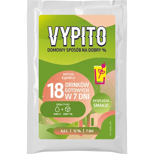Súprava na párty - Vypito Matcha a marhuľa - 2
