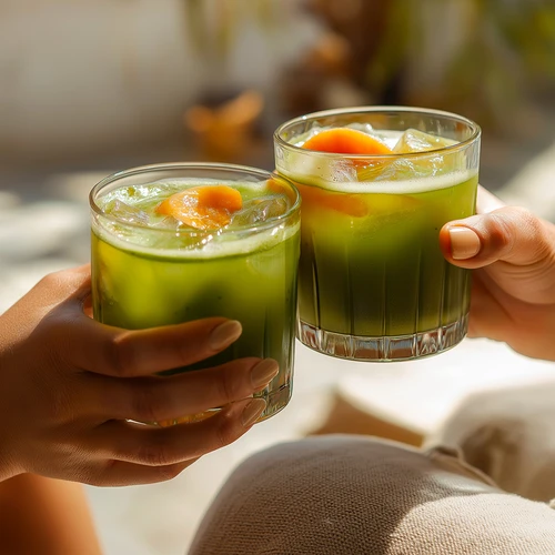 Súprava na párty - Vypito Matcha a marhuľa - 12