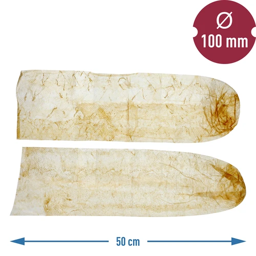Sušené bravčové črevá kaliber 100 mm, 50 cm - 2 ks - 5 ['prírodné črevá', ' bravčové črevá', ' sušené črevá', ' klobásové obaly', ' obaly na klobásy', ' črevá na klobásy', ' na údenú klobásu', ' na parenú klobásu', ' domáca údenina', ' domáca klobása', ' krakovská klobása', ' na šunkovar', ' do šunkovaru', ' črevá 100 mm']