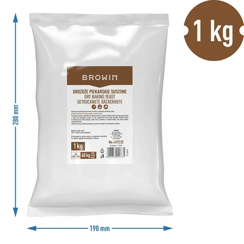 Sušené pekárske droždie, 1 kg - 4 ['pekárske droždie', ' pekárske droždie', ' na pečenie chleba', ' na pečenie pečiva', ' na kysnuté cesto', ' instantné droždie', ' droždie na pizzu', ' domáci chlieb', ' domáca pizza', ' potravinárske droždie', ' droždie na slané a sladké pečivo', ' zostaňte doma', ' overené droždie', ' domáce pečenie', ' najlepšie pečenie']