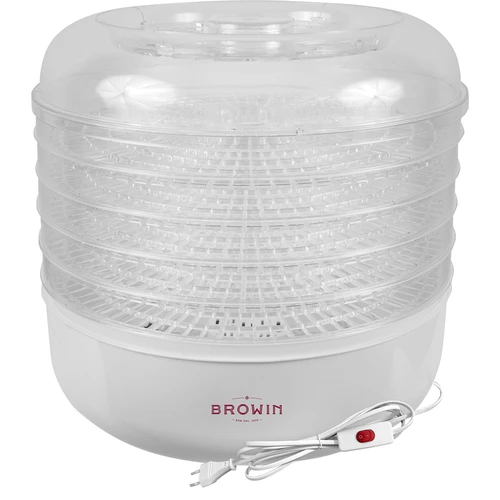 Sušička na huby, ovocie, zeleninu a bylinky 125 W - 2 ['sušičky na potraviny', ' sušička na huby', ' sušička na ovocie', ' sušenie zeleniny', ' sušenie mäsa', ' sušička na zeleninu', ' sušenie potravín', ' sušenie jedla', ' kuchynská sušička']
