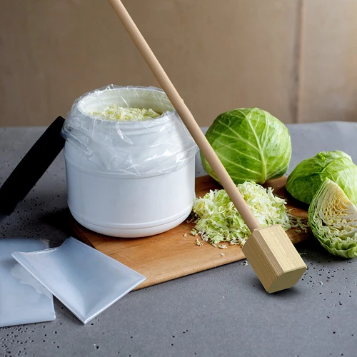 Tĺčik / tĺčik na kapustu drevený 78 cm - 3 ['na kvasenie', ' na kvasenie kapusty', ' na kyslú kapustu', ' kyslá kapusta', ' fermentované potraviny', ' na kimchi', ' ako kvasit', ' zdravé kvaseniny', ' tĺčik na kapustu', ' tĺčik', ' bukové drevo', ' na kameninu', ' do pohára', ' do suda na kvasenie', ' palica na kapustu']