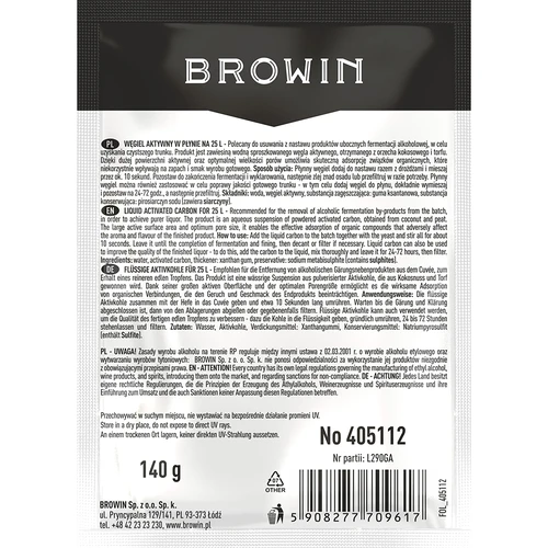 Tekuté aktívne uhlie na 25 L, 140 g - 2 ['tekuté aktívne uhlie', ' uhlie v tekutine', ' aktívne uhlie na alkohol', ' aktívne uhlie na filtráciu alkoholu', ' aktívne uhlie na filtráciu destilátov', ' prísady do alkoholu']